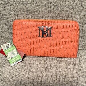 Badgley Mischka Coral Zip Wallet